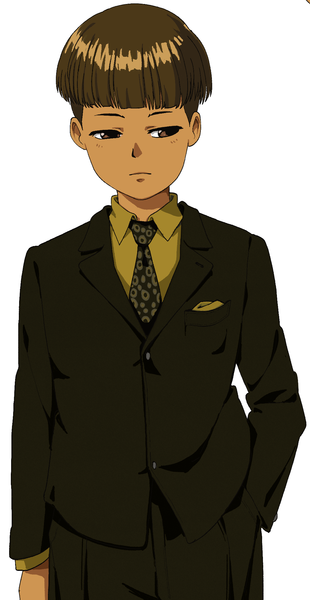bowl cut boy